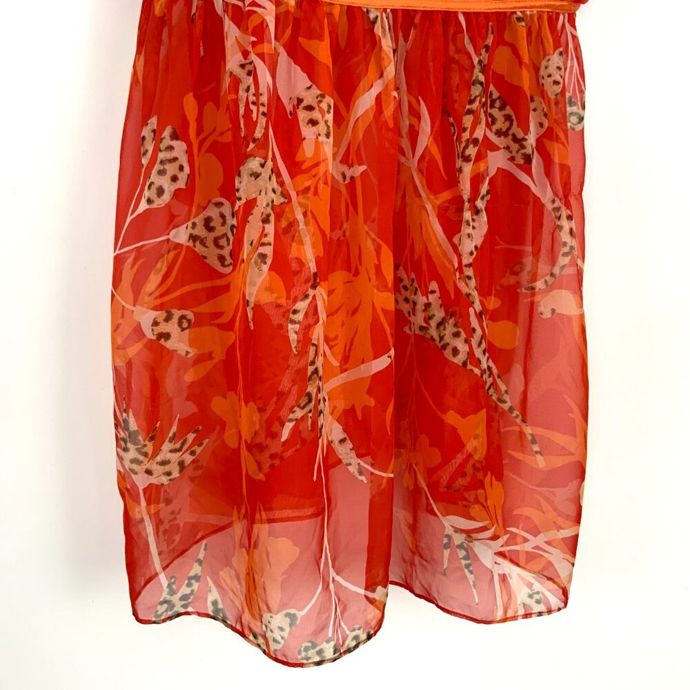 New Victoria's Secret Very Sexy Babydoll Slip Dress Chemise Orange Sz S - Picture 4 of 16